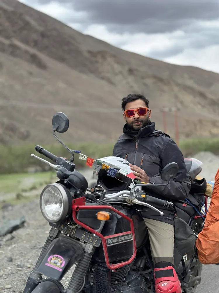 Royal Enfield in the high Himalayas